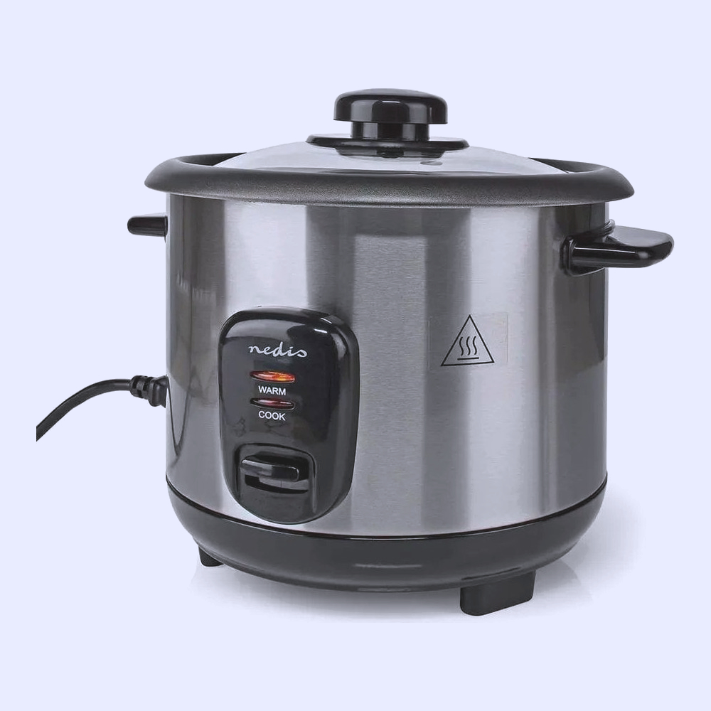 Multicooker Nedis Nedis KARC110AL szybkowar 1 l 400 W Czarny, Srebrny - Multicookery - Nedis