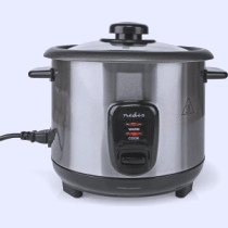 Multicooker Nedis Nedis KARC110AL szybkowar 1 l 400 W Czarny, Srebrny - Multicookery - Nedis