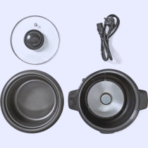 Multicooker Nedis Nedis KARC110AL szybkowar 1 l 400 W Czarny, Srebrny - Multicookery - Nedis